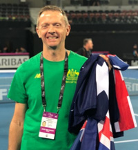 Physioworks Massage Therapist Phil Boland supports Australian Fed Cup team