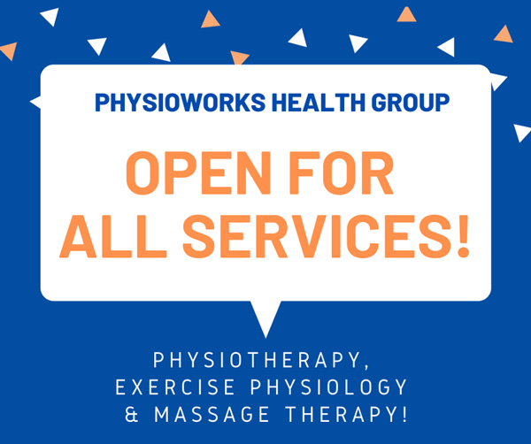 Physioworks Health Group open for more services