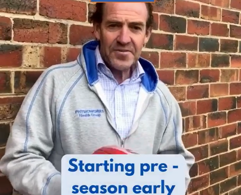 Physioworks David Francis talks pre-season preparation.