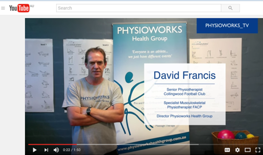 Physioworks David Francis talks summertime injuries*.