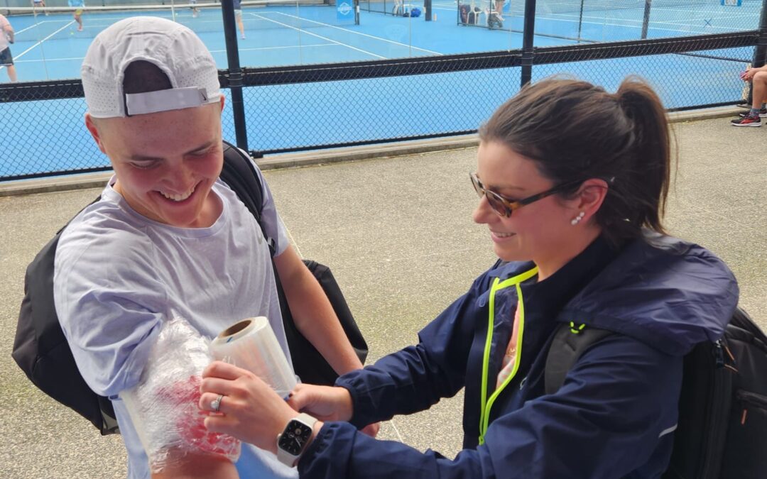 Physioworks Amy Shipperd covers the Australian Tennis Championship.