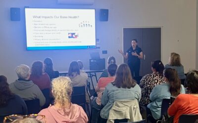 Physioworks Megan D’Atri presents at Women’s Health community seminar.